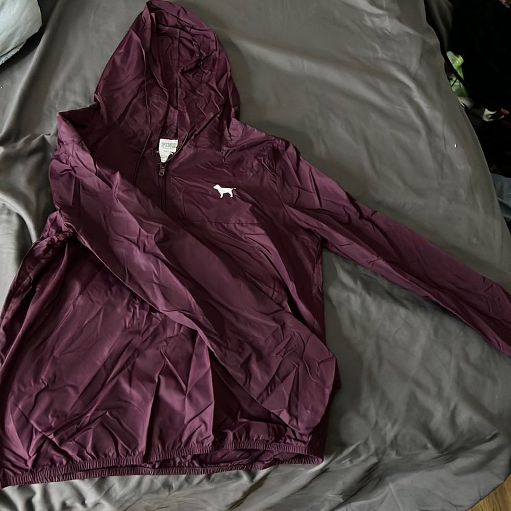 Pink windbreaker